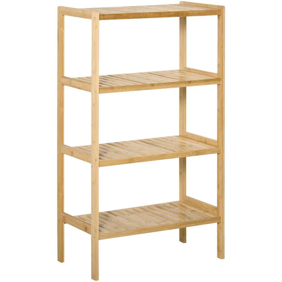 HOMCOM Standregal mit dem kippsicheresn Design natur