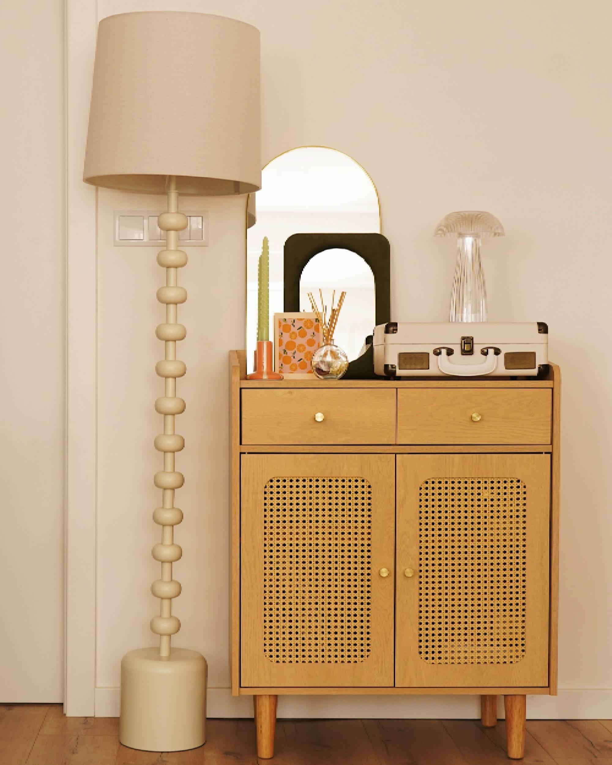 Staande lamp KRIOS Metaal Wit