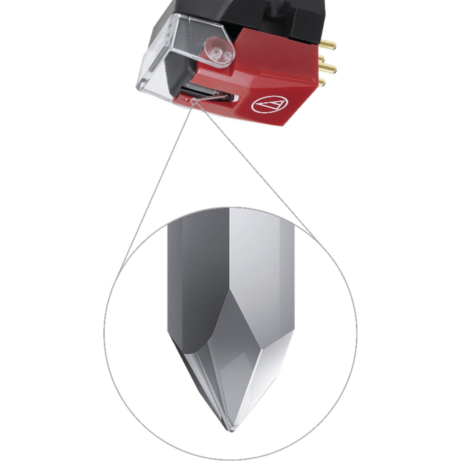 Audio Technica VM540ML high-end V-Magnet stereo cartridge, microline stylus