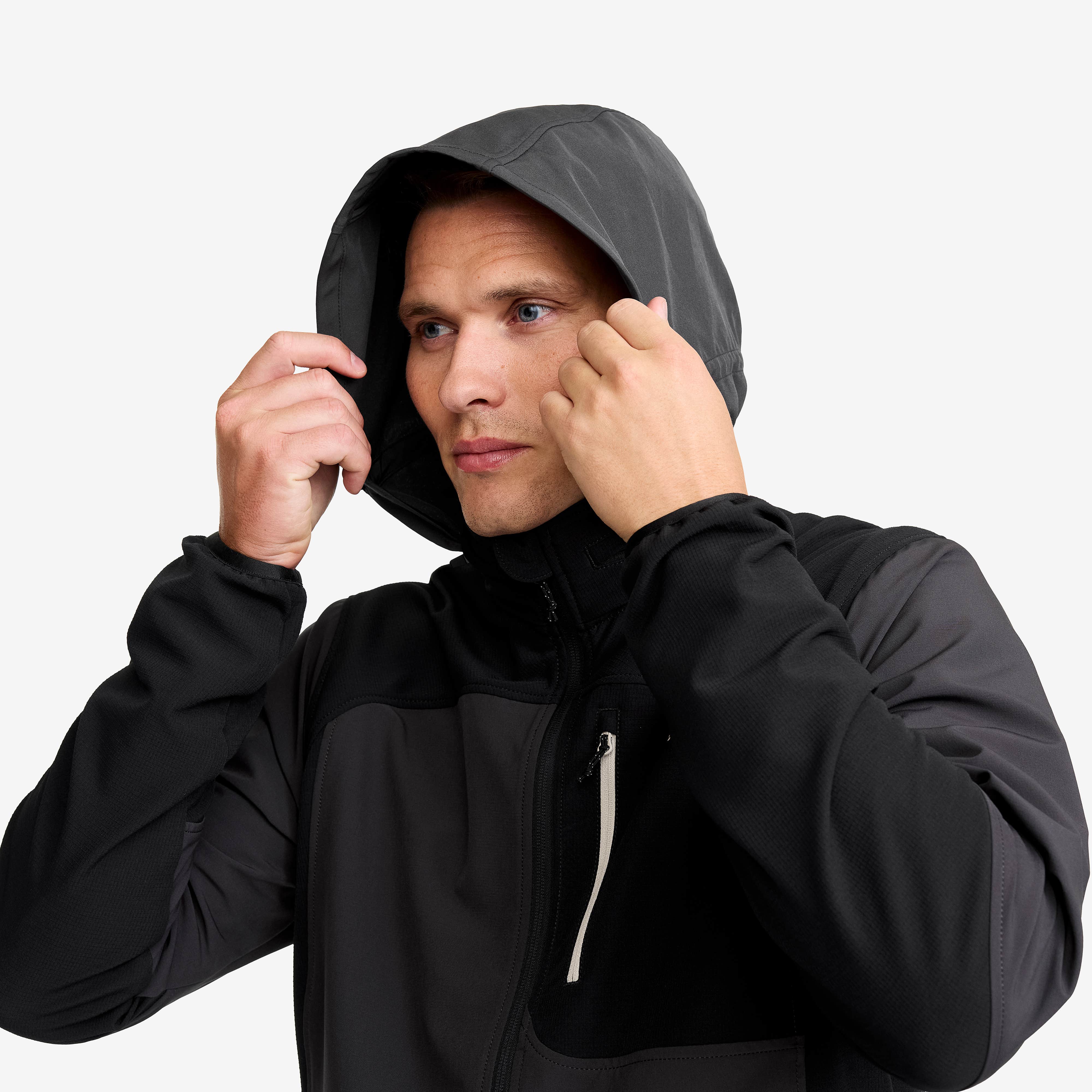 Ridge Trek Stretch Jacket Herre Black/Anthracite