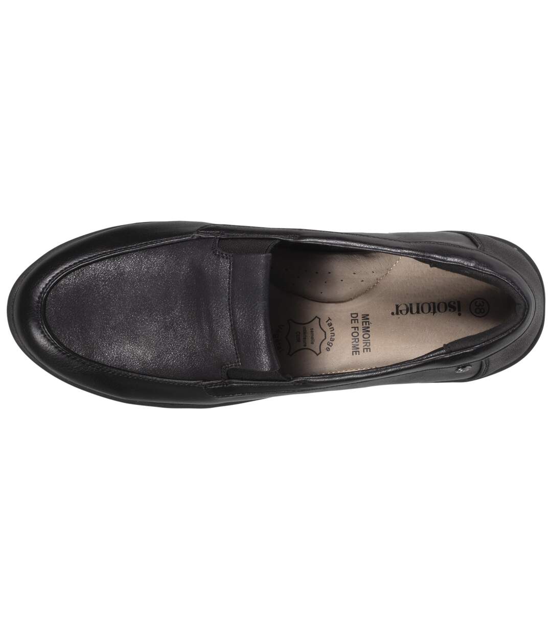 Isotoner Mocassins femme confort avec élastique