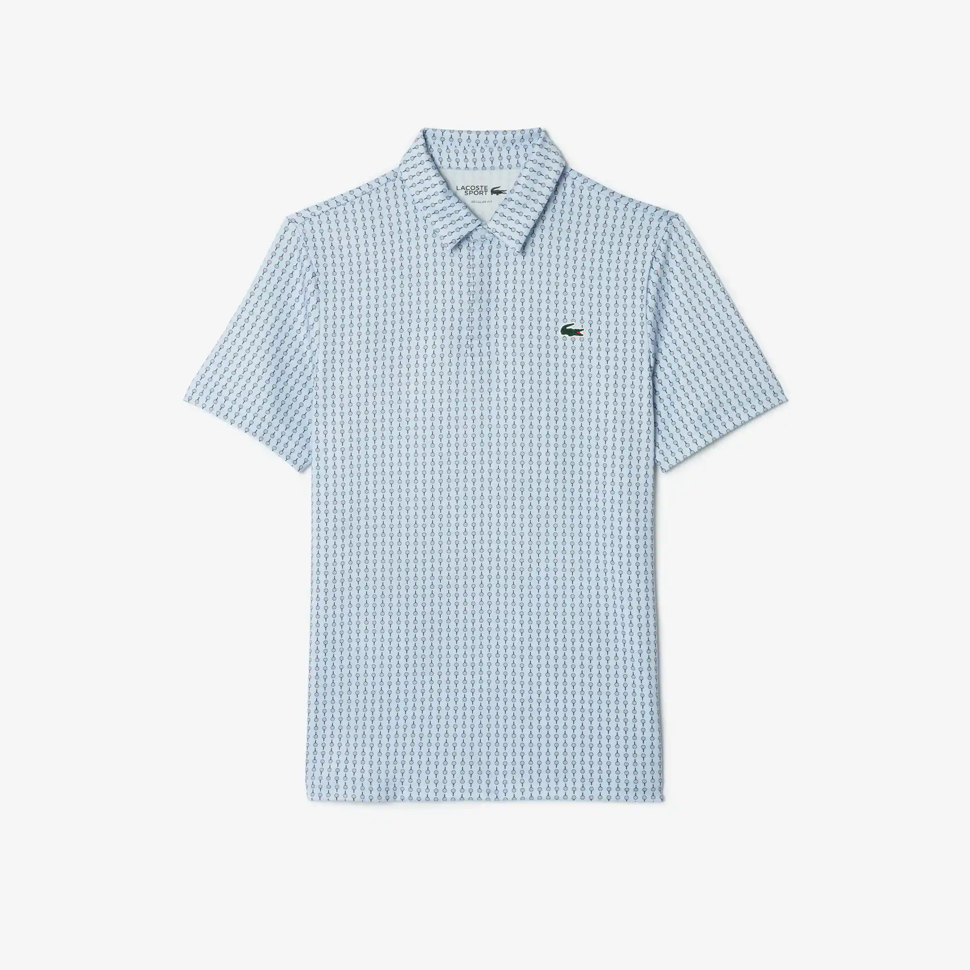 Herren LACOSTE GOLF Poloshirt aus recyceltem Polyester Kurze Ärmel - Blau - Lacoste - Herren