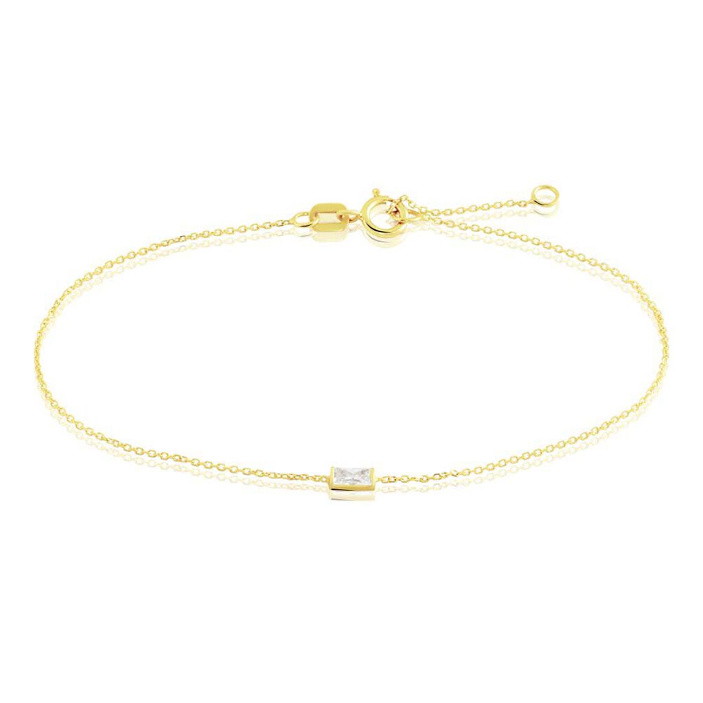 Bracelet Lawry Or Jaune Oxyde De Zirconium