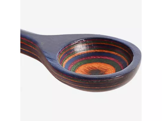 HABITAT - Lot de 6 cuillères à café en bois de pakka - Multicolore - Ocolo