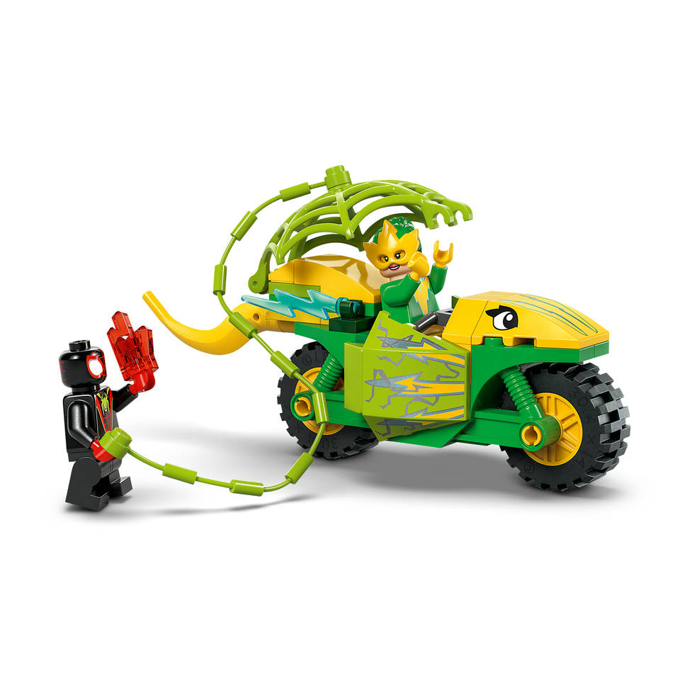 LEGO Marvel Spin en electro achtervolging met dinosaurusvoertuig 11198