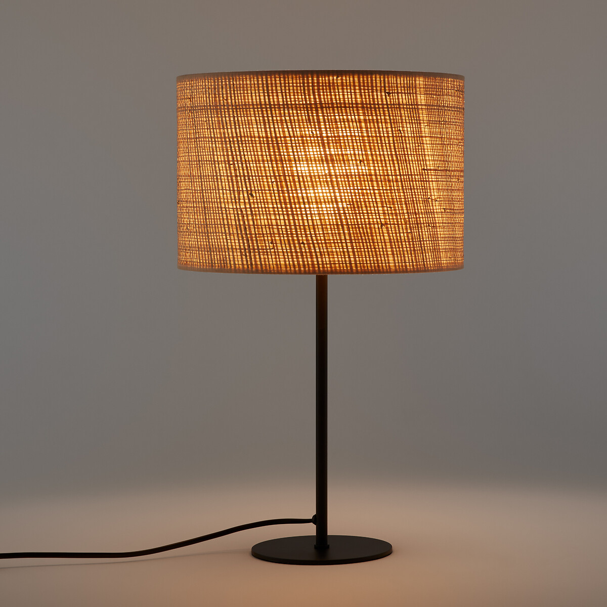 LA REDOUTE INTERIEURS<br>Candeeiro suspenso/abajur em ráfia Ø30 cm, Dolkie