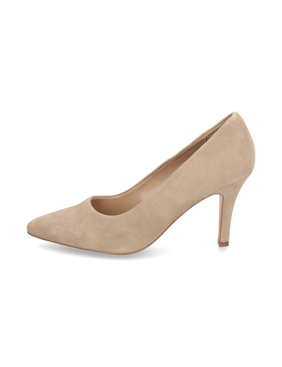 Veloursleder Pumps