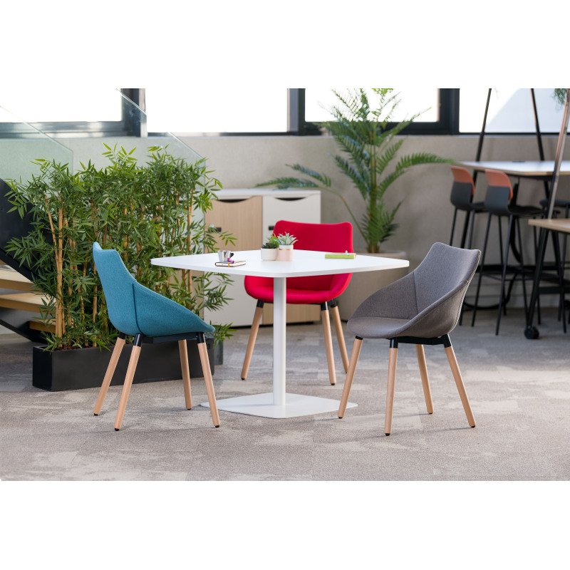 Chaise ANET - tissu avec accoudoirs