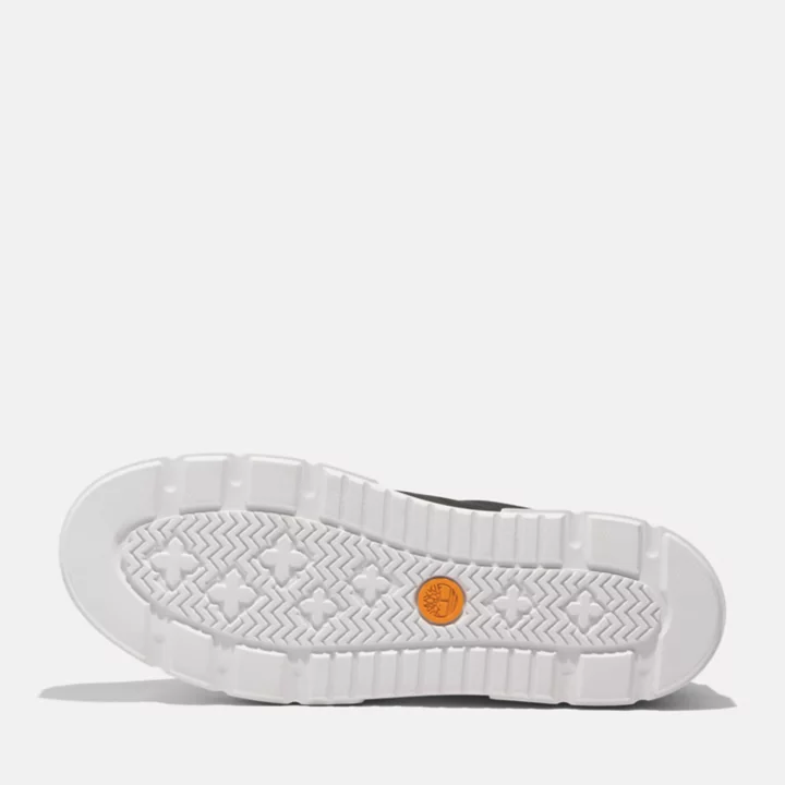 Basket basse à lacets pour femme en noir