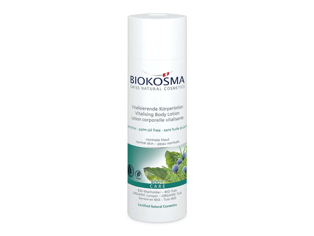BIOKOSMA Körperlotion<br>200 ml, Flasche, Lotion, Wacholder Tulsi BIO