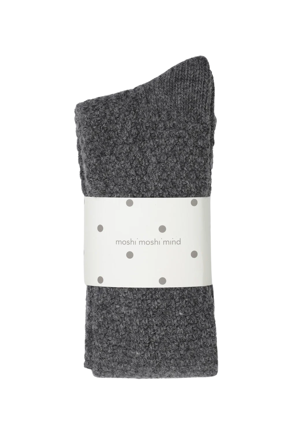 Moshi Moshi Mind  pearly knæstrømper - Dark Charcoal