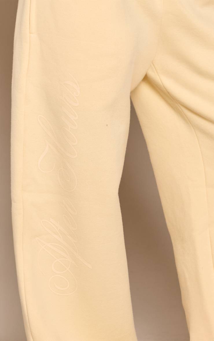 Butter Yellow Jogging Petite Jambes Larges À Motif Graphique