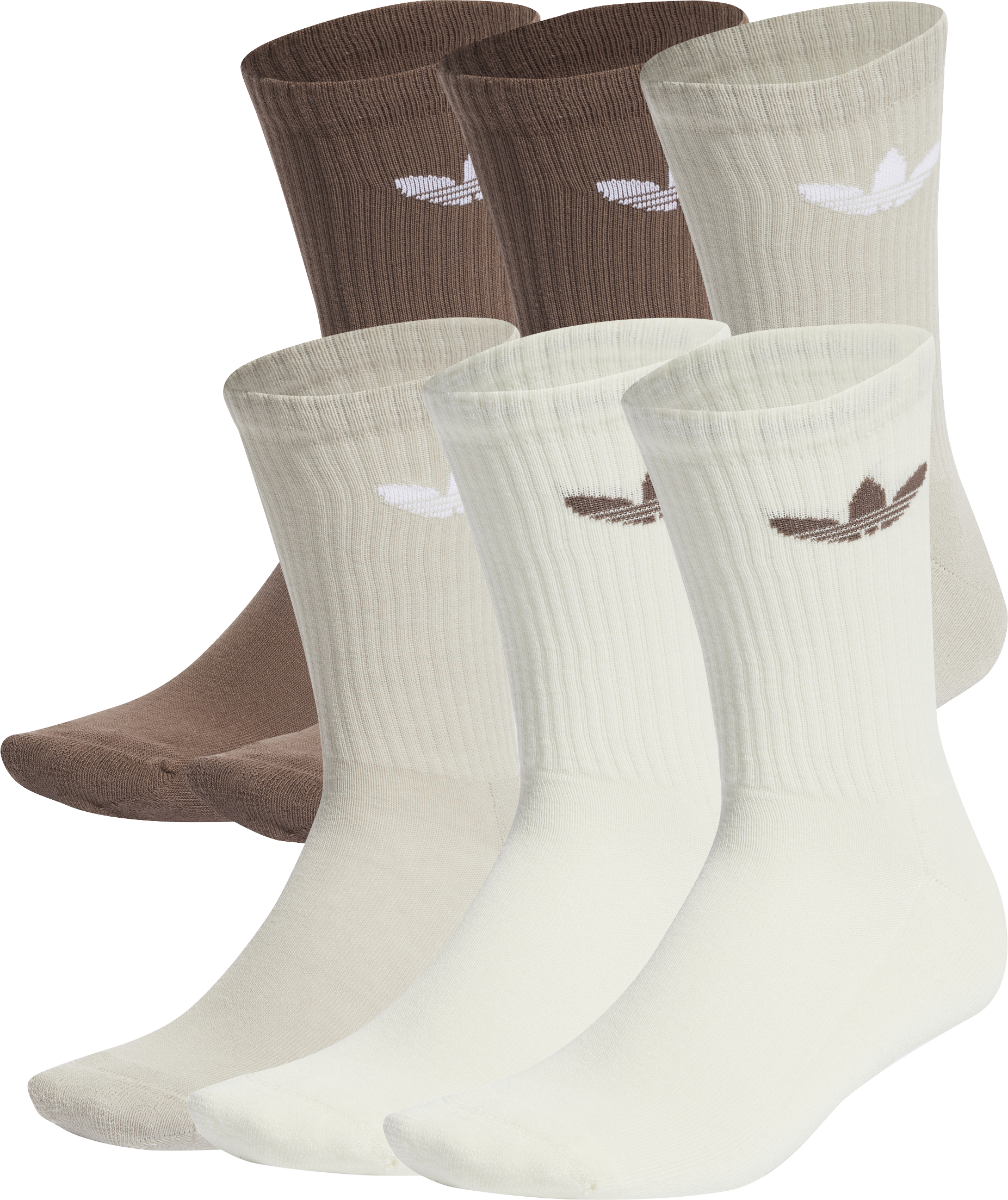 adidas Trefoil Cushion 6er Pack Socken Braun