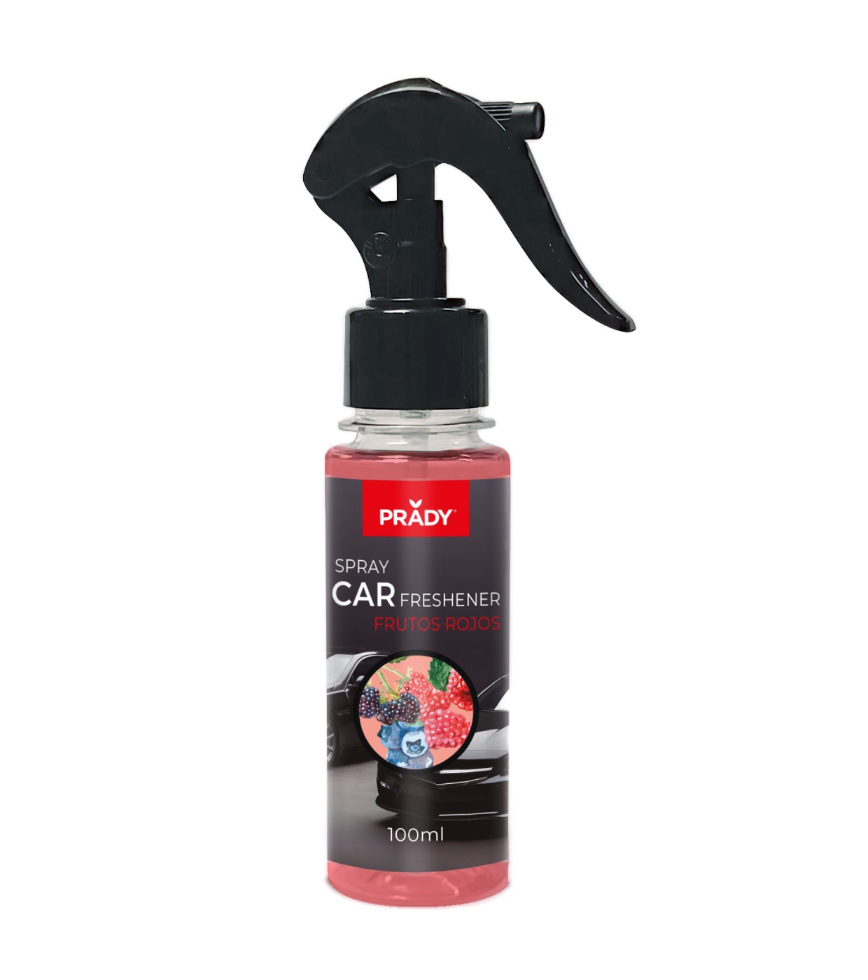 Prady - Spray Ambientador de Carros Car Freshener - Frutas Vermelhas