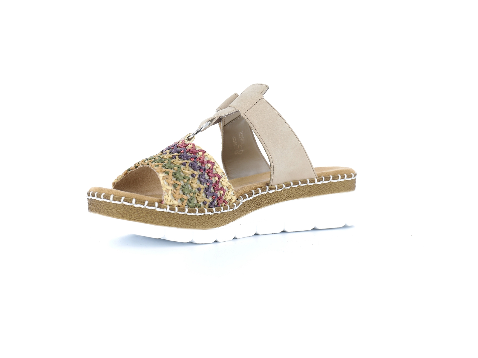Rieker-V1243 Synthétique Multi Beige