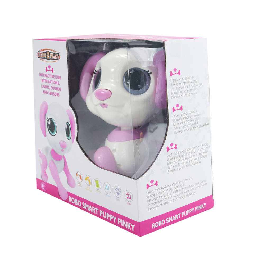 Gear2Play Robo Smart puppy - roze