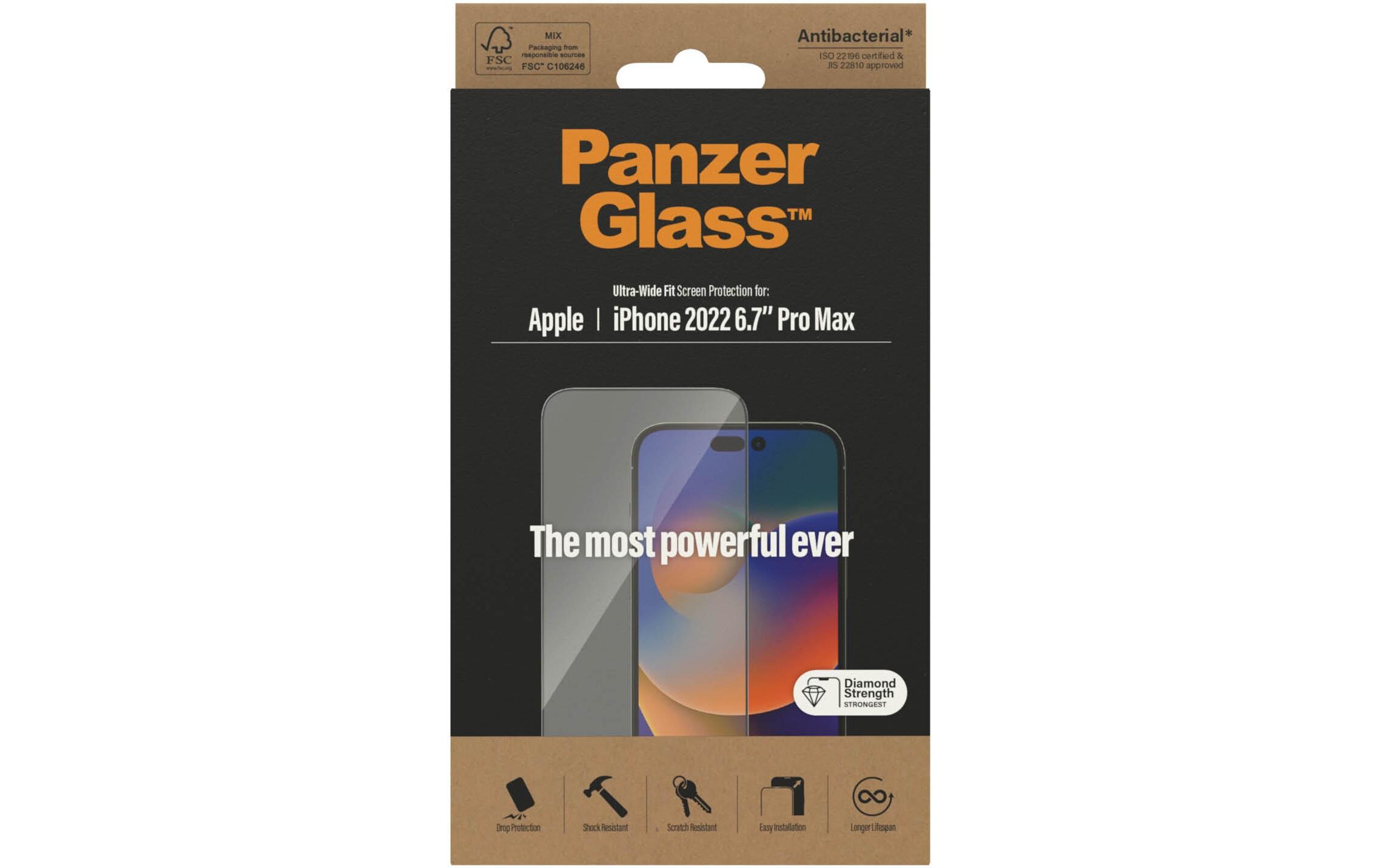 Displayschutz Ultra Wide Fit iPhone 14 Pro MaxDisplay-Schutzfolie für das Apple iPhone 14 Pro Max