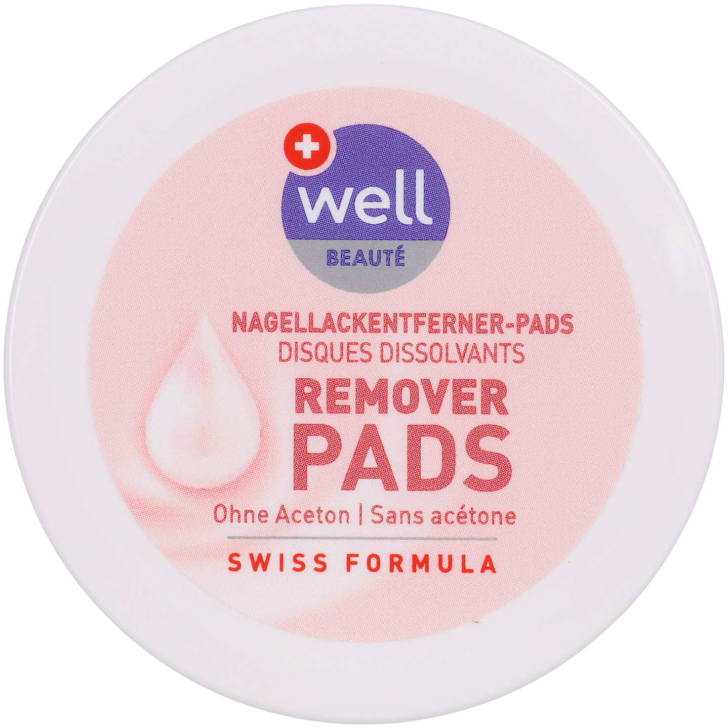 well Nagellack-Entferner Pads