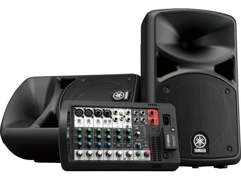 Yamaha PA-System STAGEPAS 400BT mit 400 W Portables PA-System mit 8-Kanal-Mixer und Bluetooth-Konnektivität