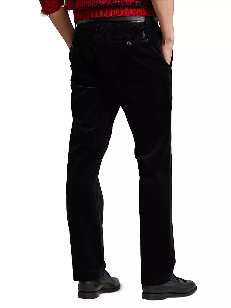 POLO RALPH LAUREN Cordhose Slim Fit schwarz