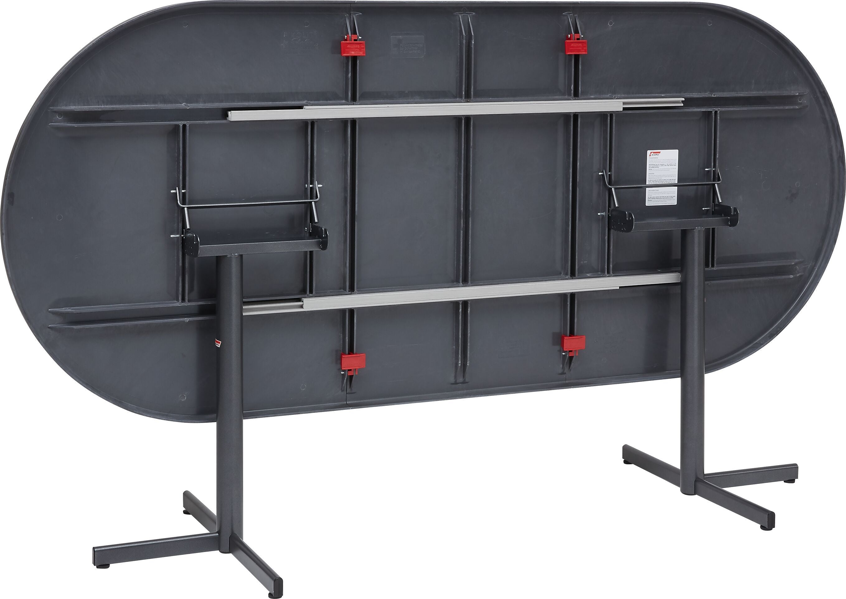 Schaffner VIENNA Ausziehtisch - Anthrazit / B: 160.0 cm x T: 95.0 cm x H: 72.0 cm