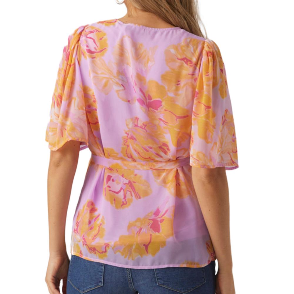 Vero Moda Maternity Blouse de Grossesse Violette/Orange Femme Vero Moda Maternity Dino
