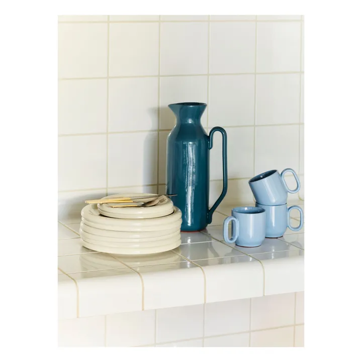 Hay Tasses en terracotta Barro - Set de 2, Rui Pereira | Bleu ciel