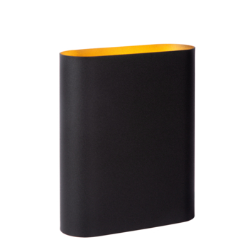 Lucide Ovalis Wandlamp zwart