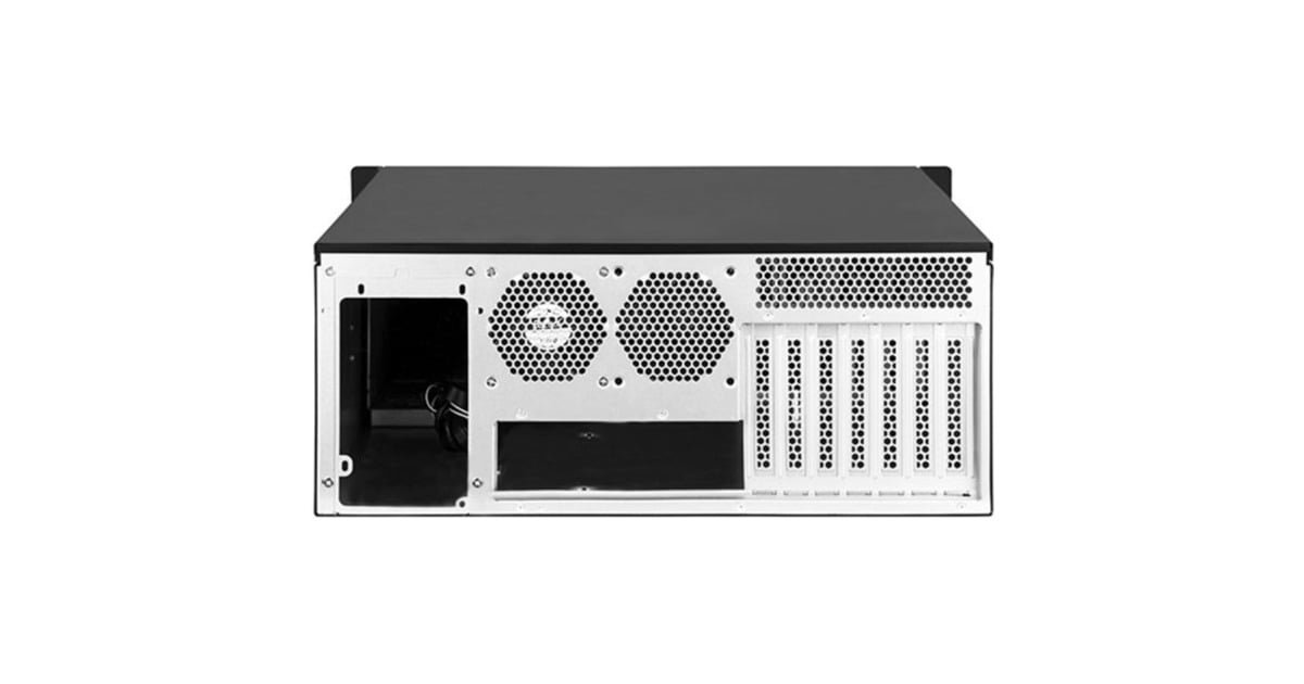 SilverStoneRM42-502 rack behuizing  (Zwart | 2x USB-A 3.2 (5 Gbit/s) | 1x USB-C 3.2 (5 Gbit/s) | 2x Audio)