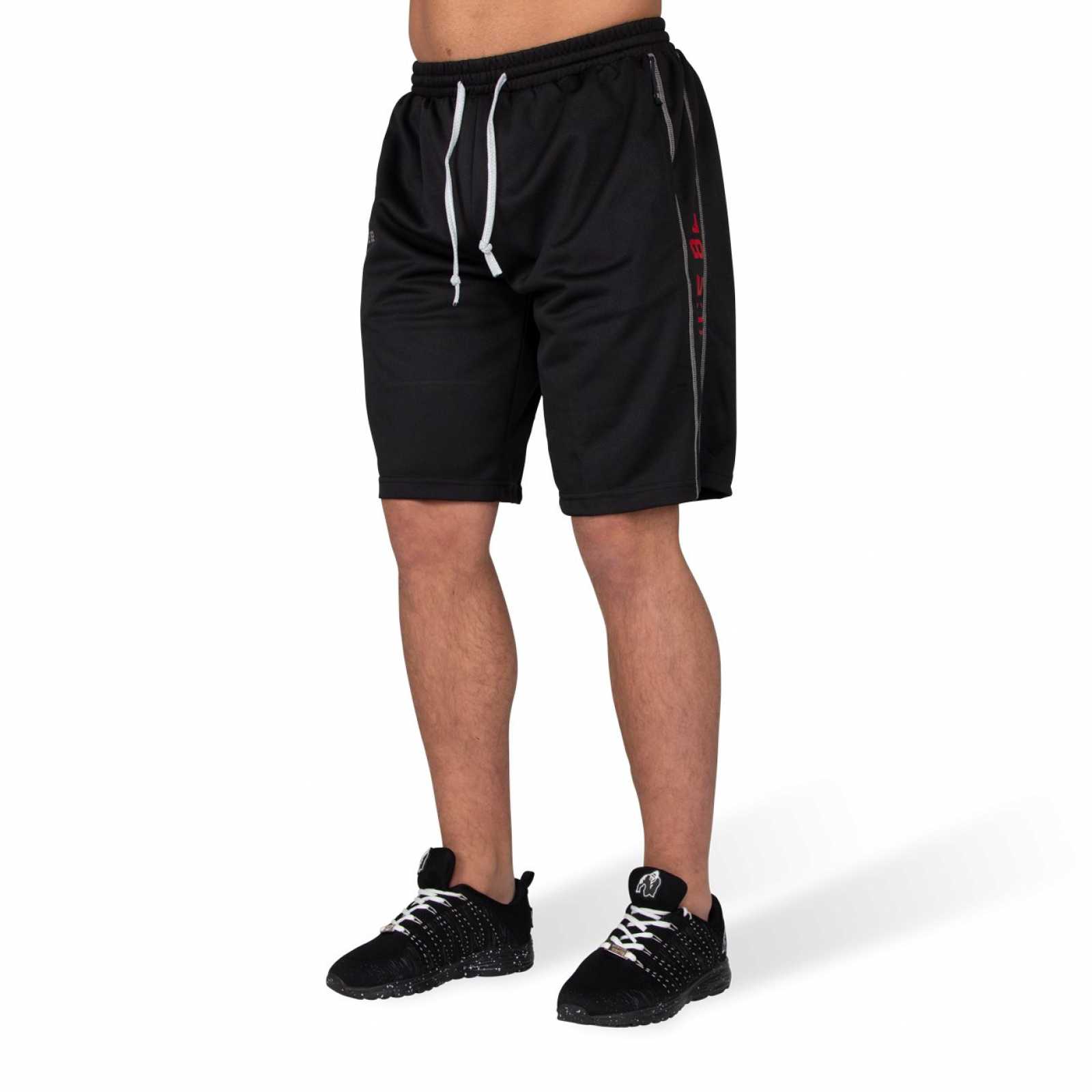 Calções de malha funcional Gorilla Wear vermelhos