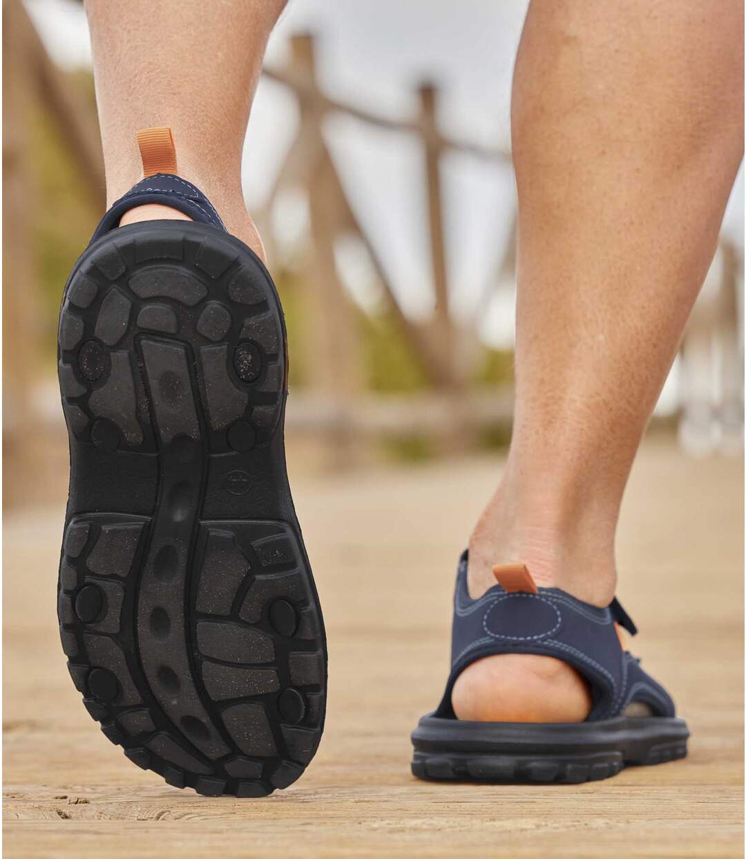 Sandales Scratchées Confort
