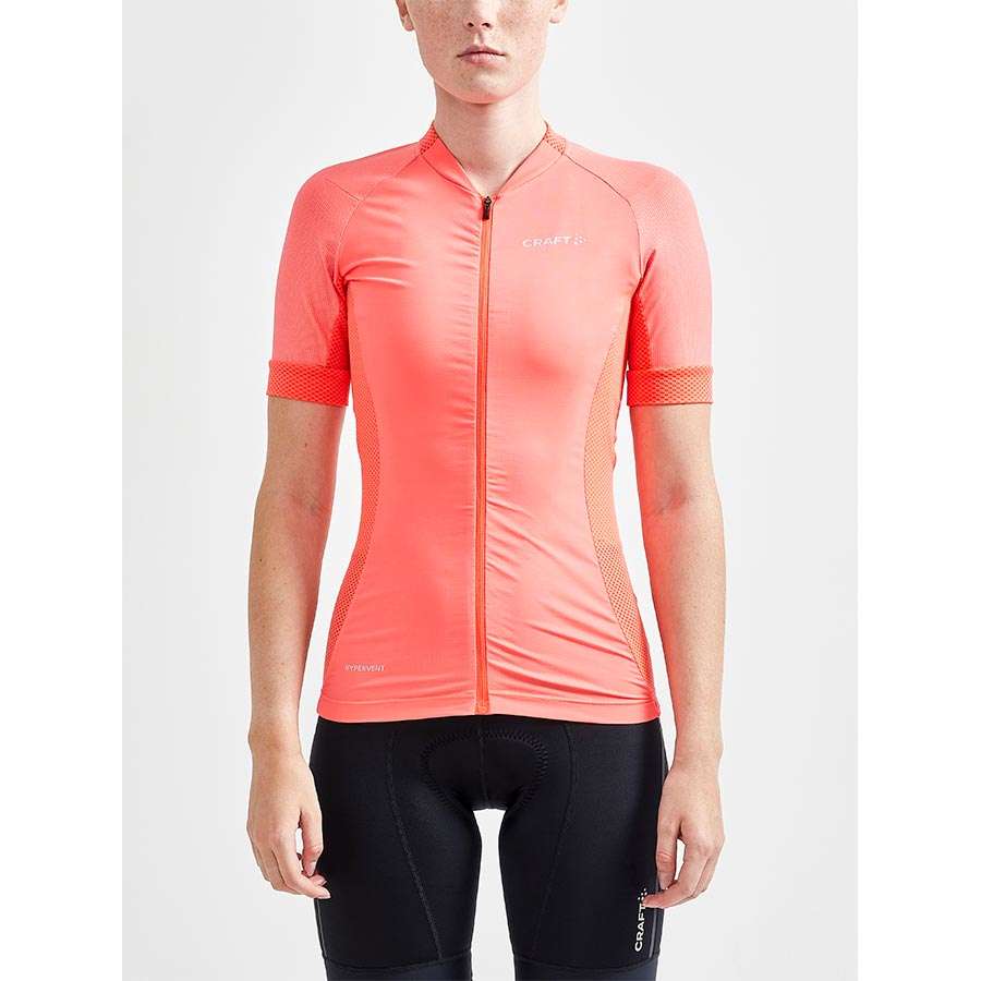 Craft ADV Endurance Lumen Fietsshirt Korte Mouwen Roze Dames
