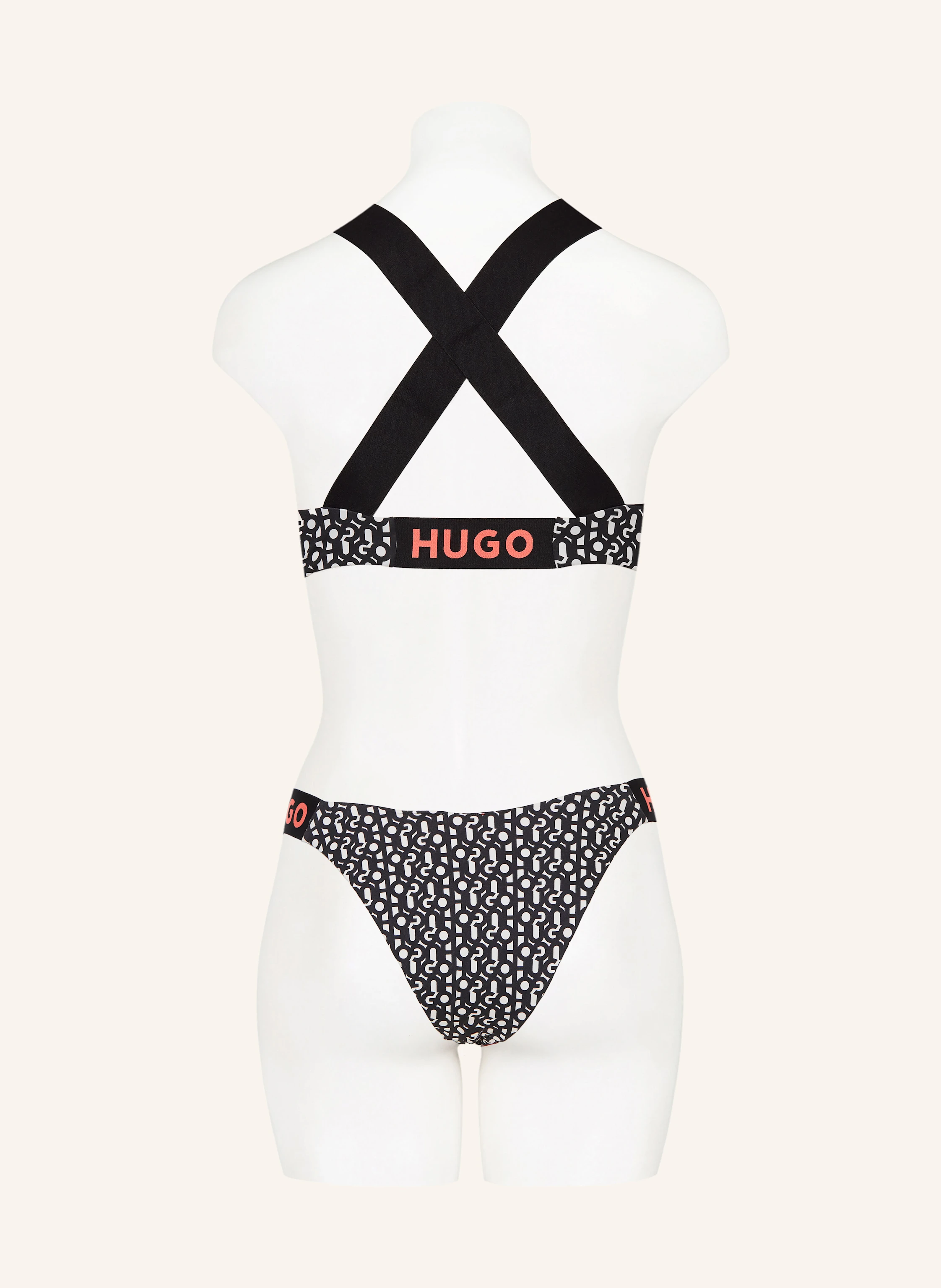HUGO Brazilian-Bikini-Hose MONOGRAM