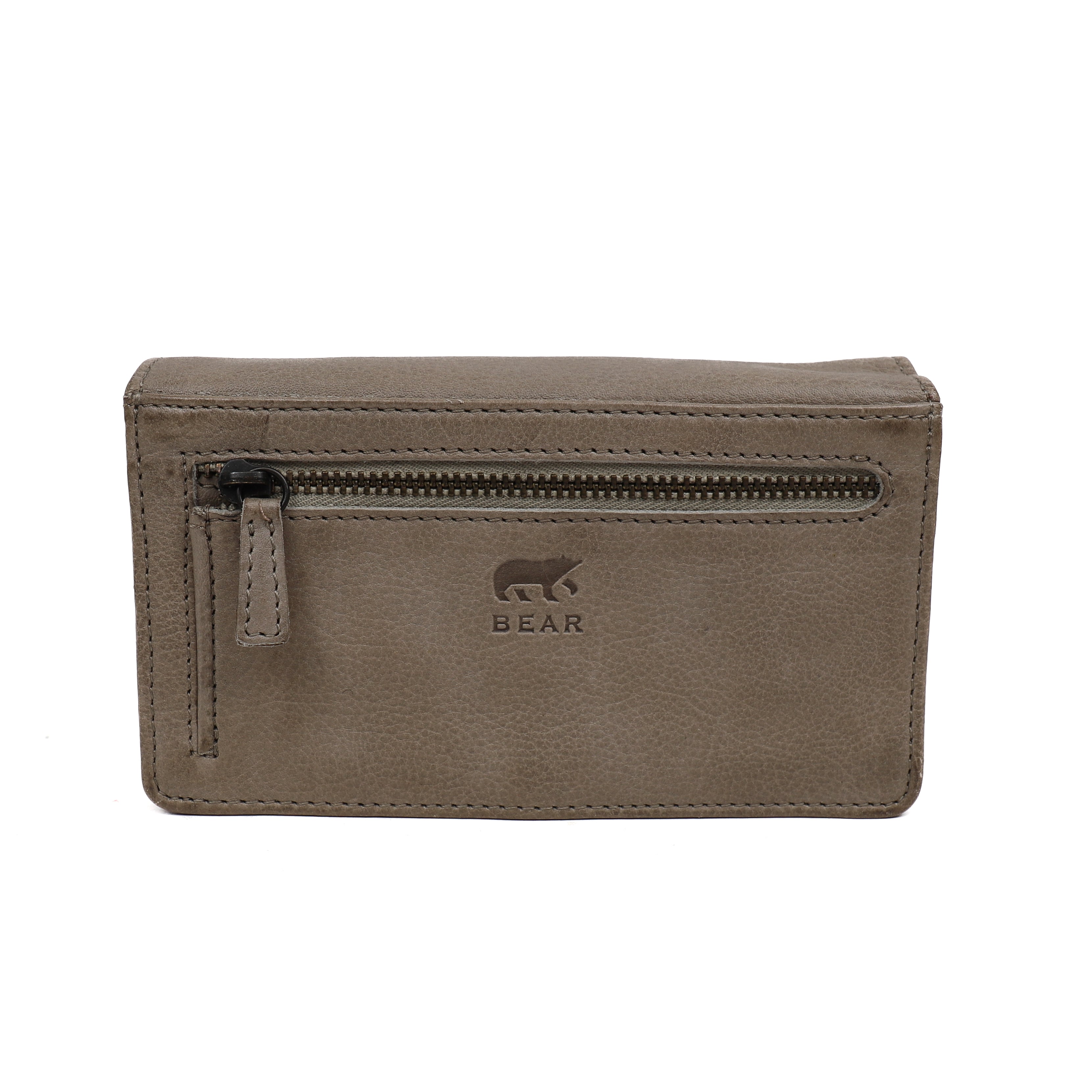 Overslag portemonnee 'Emma' silver mink Silver mink