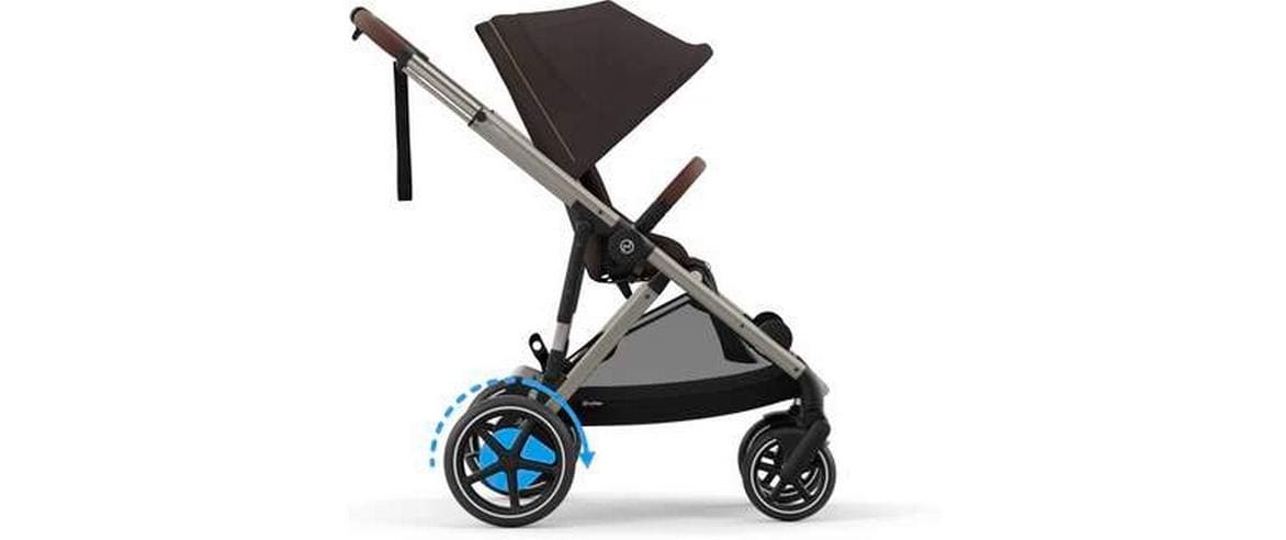 Kinderwagen eGazelle S Dunkelbraun<br>Elektrischer Kinderwagen mit 20 Kombinationen