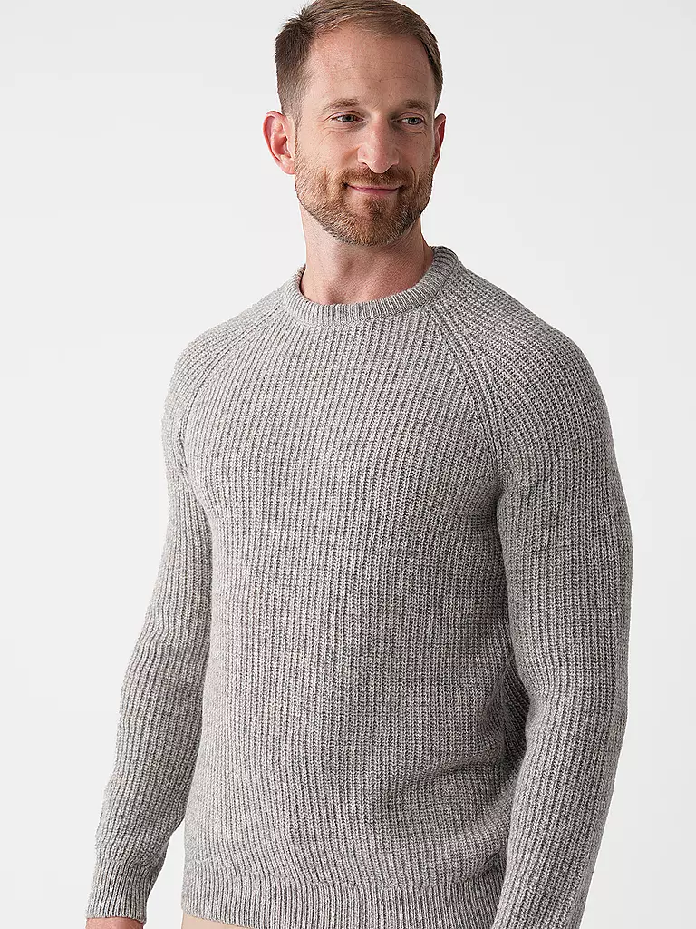 BARBOUR Pullover HORSEFORD hellgrau