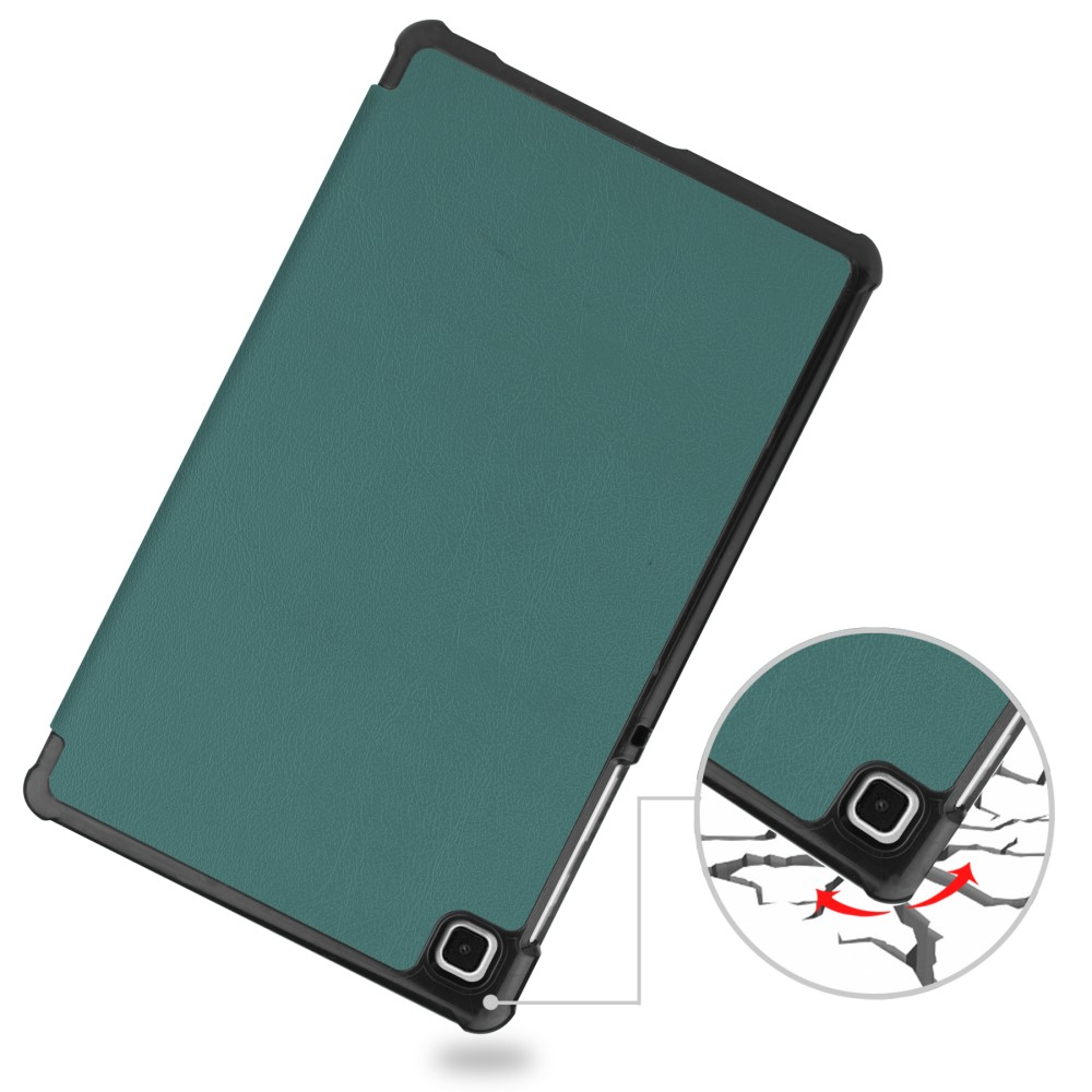 Samsung Galaxy Tab A7 Lite Leder Tasche Smart Cover Hülle - Grün