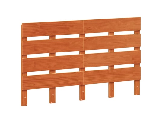 VIDAXL - Tête de lit cire marron 120 cm bois massif de pin