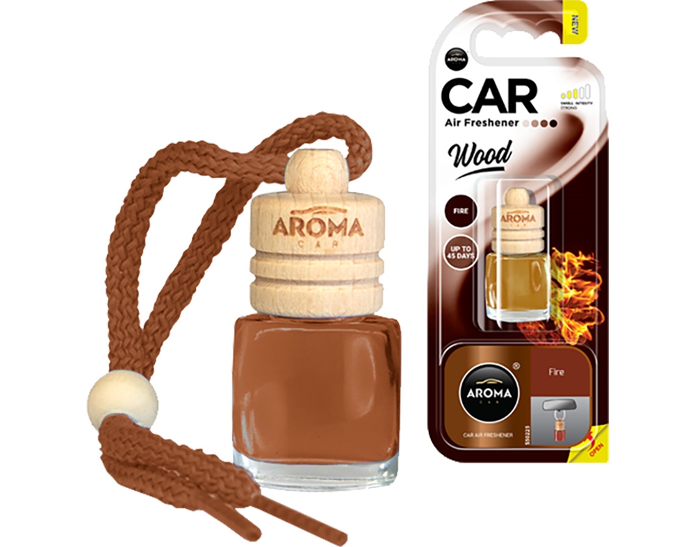 AMBIENTADOR AUTOMÓVEL AROMA CAR WOOD FIRE 6ML