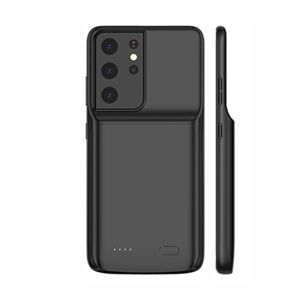 Samsung Galaxy S21 Ultra 5G Backpack Akku Case (4700mAh) Schutzhülle - Schwarz