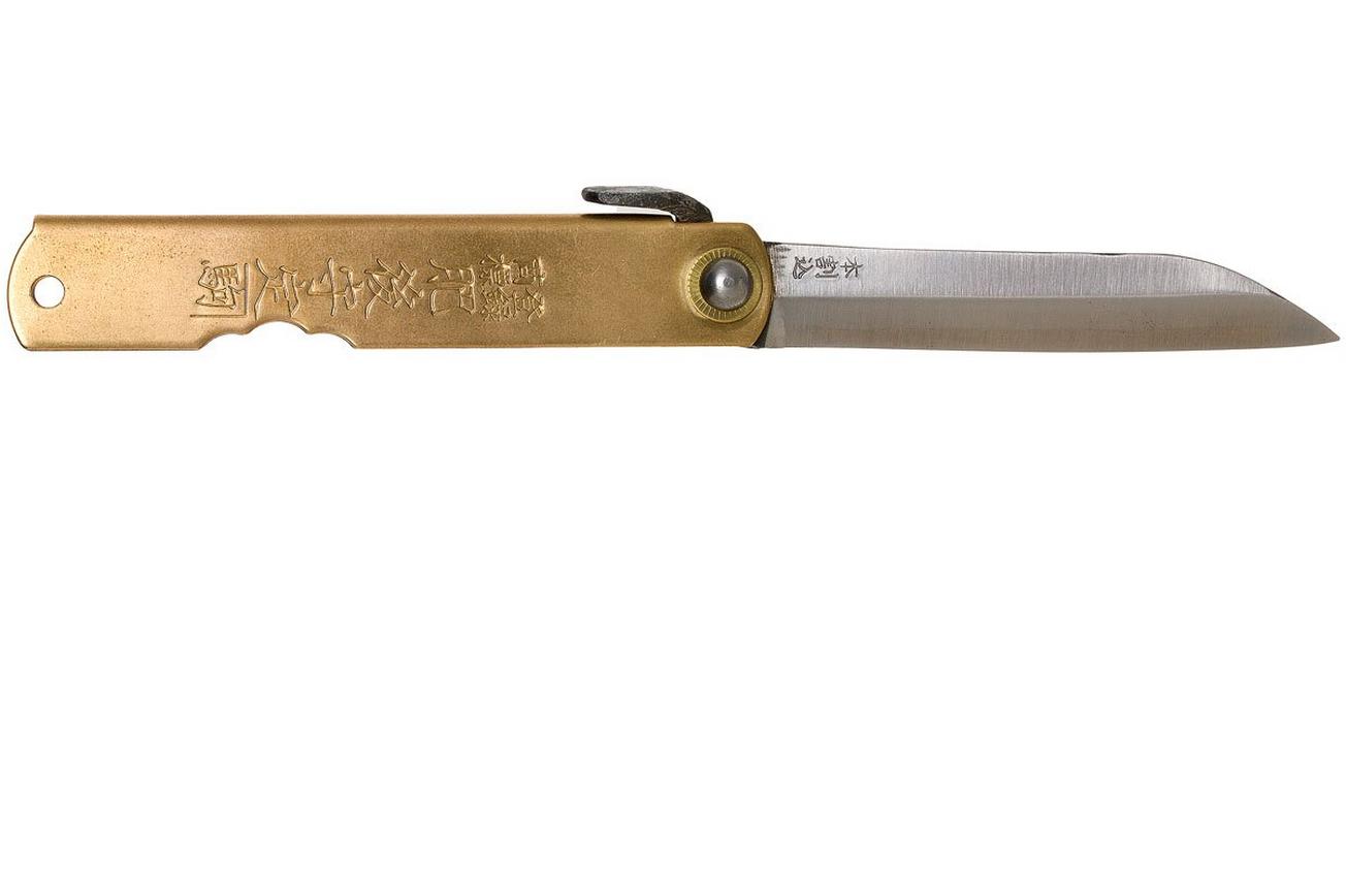 Higonokami zakmes 7,7 cm HIGO12BR, White paper steel