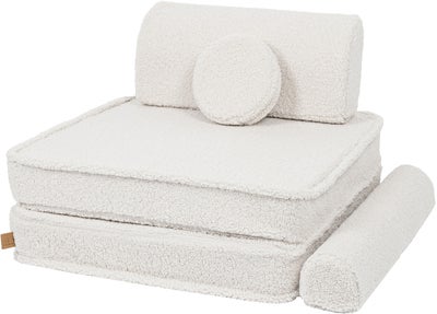 Meowbaby Play Bearly Premium  Byggbar Sofa, Cream