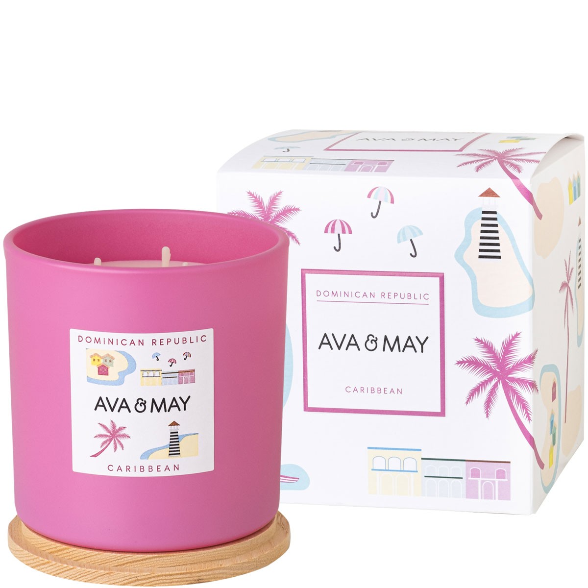 Bougie parfumée - République Dominicaine - Fève de tonka & noix de coco- 380 g