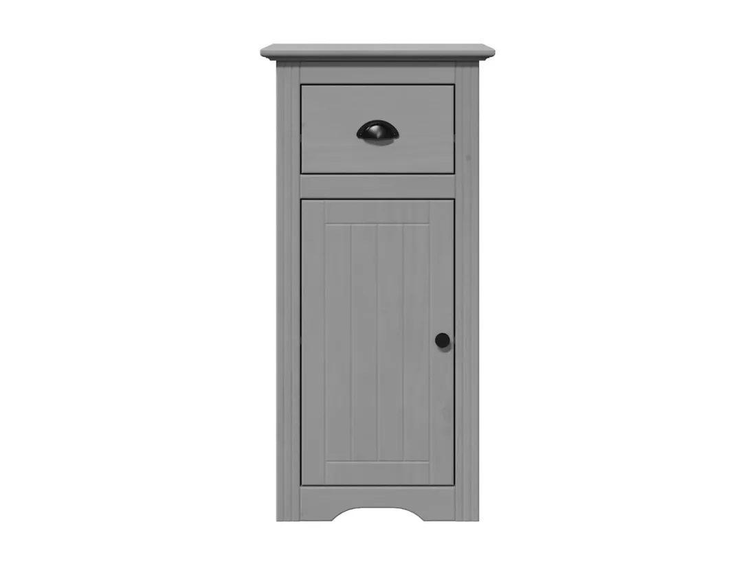Armoire de salle de bain BODO gris 44x30x90 cm
