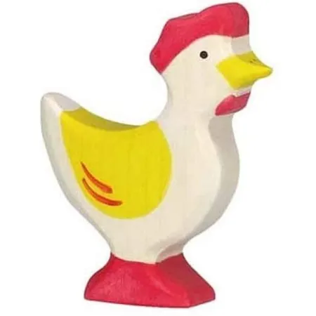 Huhn, stehend, gelb