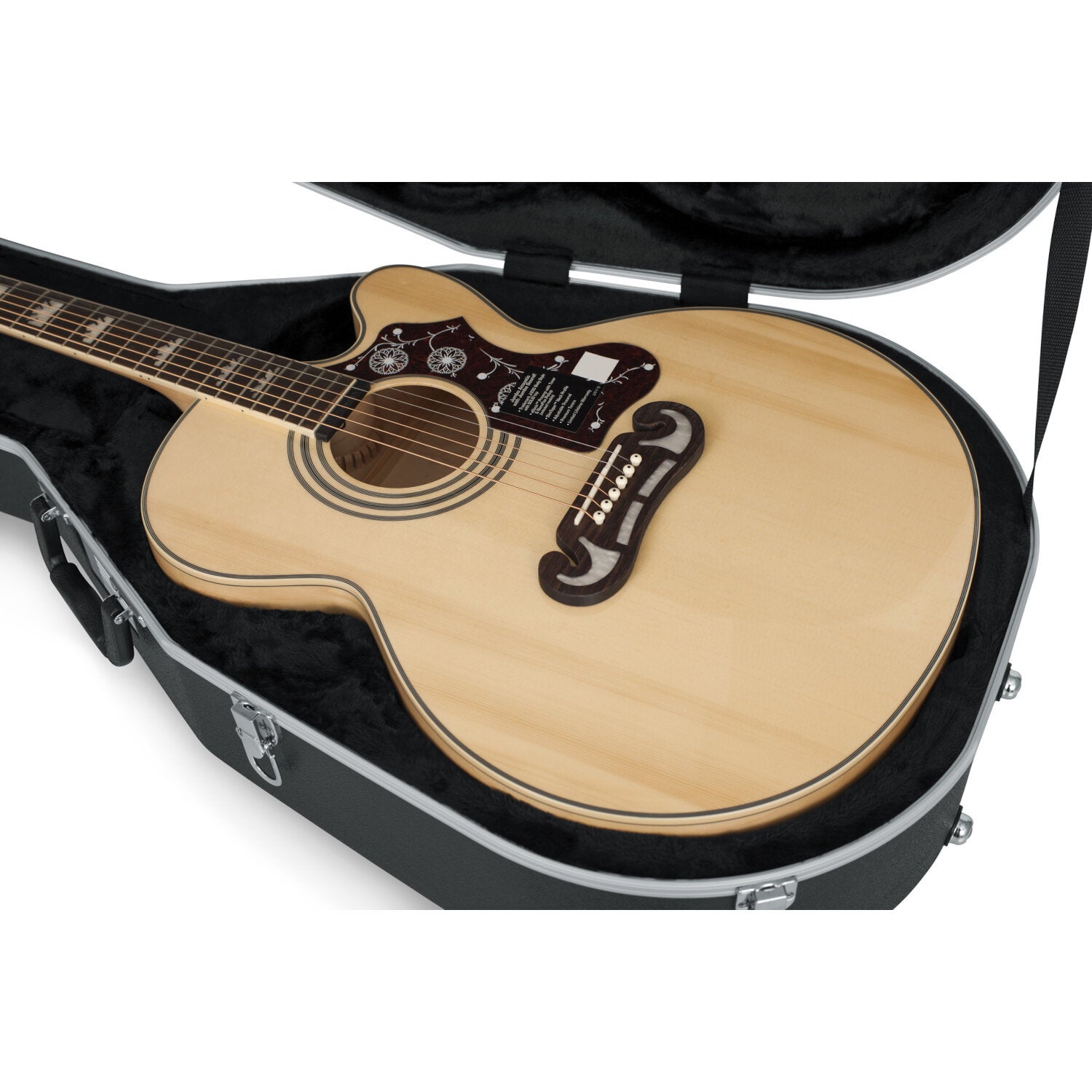 Gator Cases GC-JUMBO ABS-koffer voor jumbo western gitaar