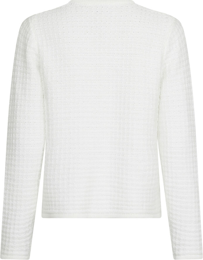Neo Noir Limone Knit Jacket Hvid