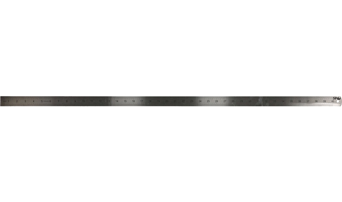 Linial 1000mm rustfi stål - SP Tools