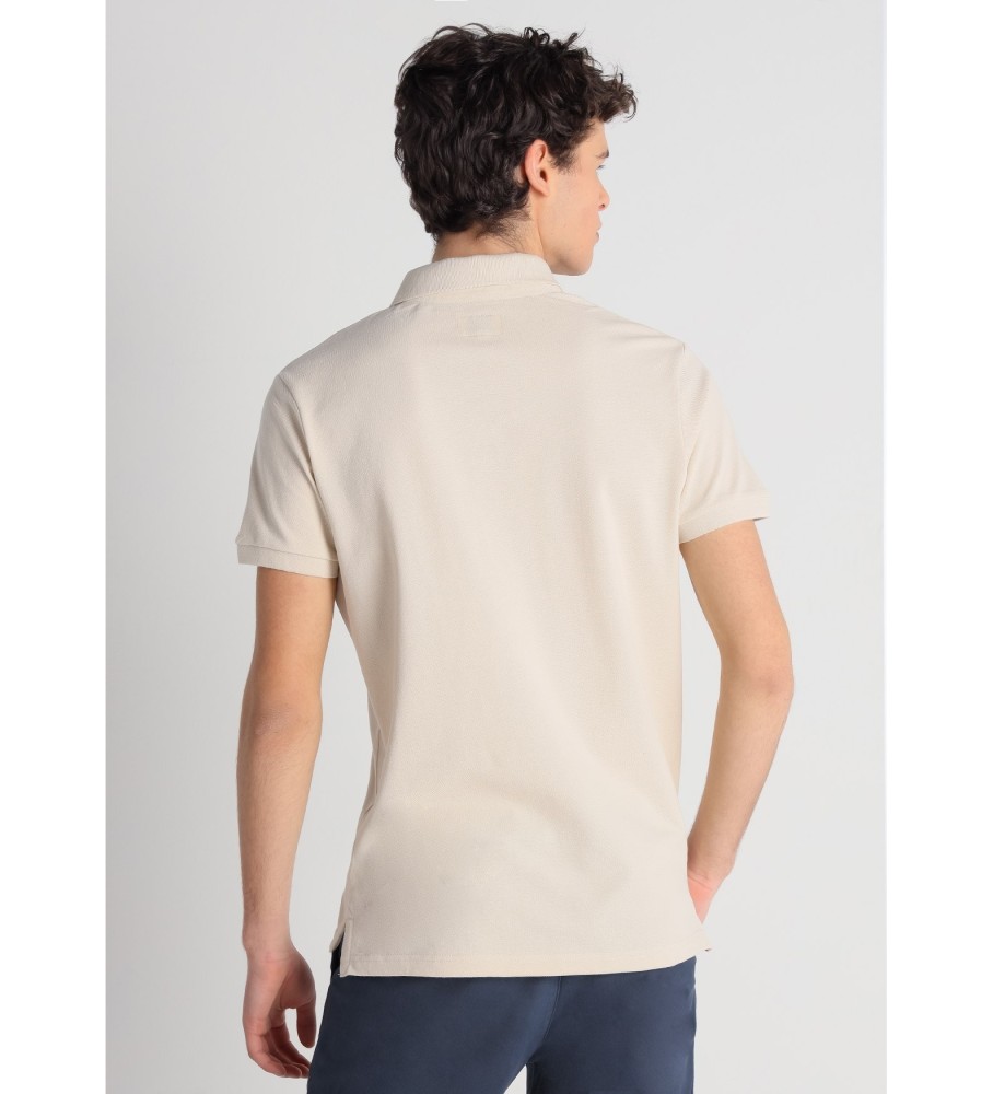 Camisa polo clássica de manga curta Lois Off-white