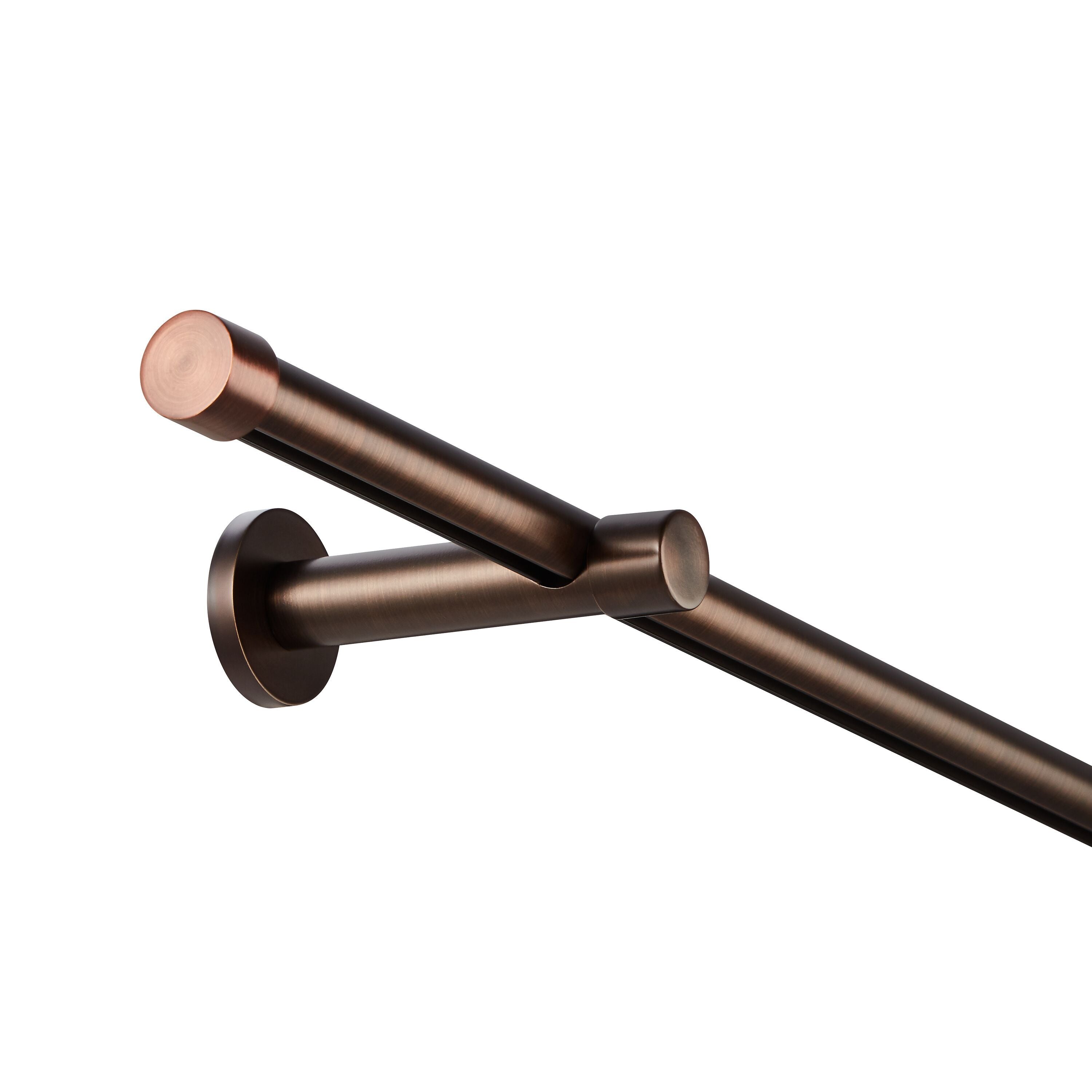 BRONZE ANDRAX Endstück Vorhangstange - Braun / B: 19.0 mm x T: 24.0 mm